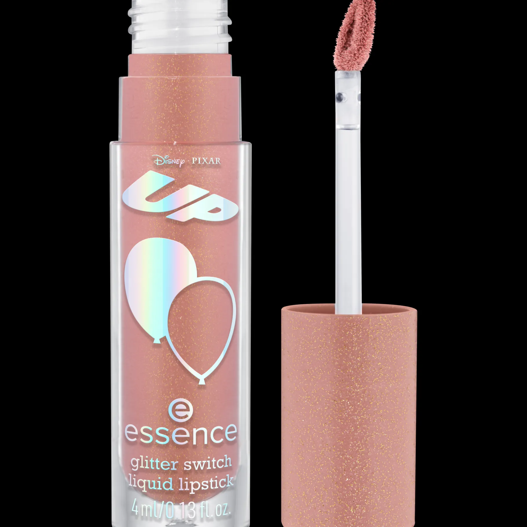 essence Barra De Labios>Barra de labios líquida glitter switch Up Disney Pixar