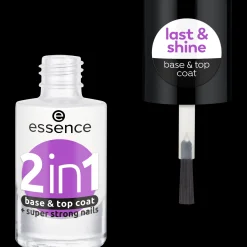 essence Base Y Top Coat>Base de uñas y top coat 2en1