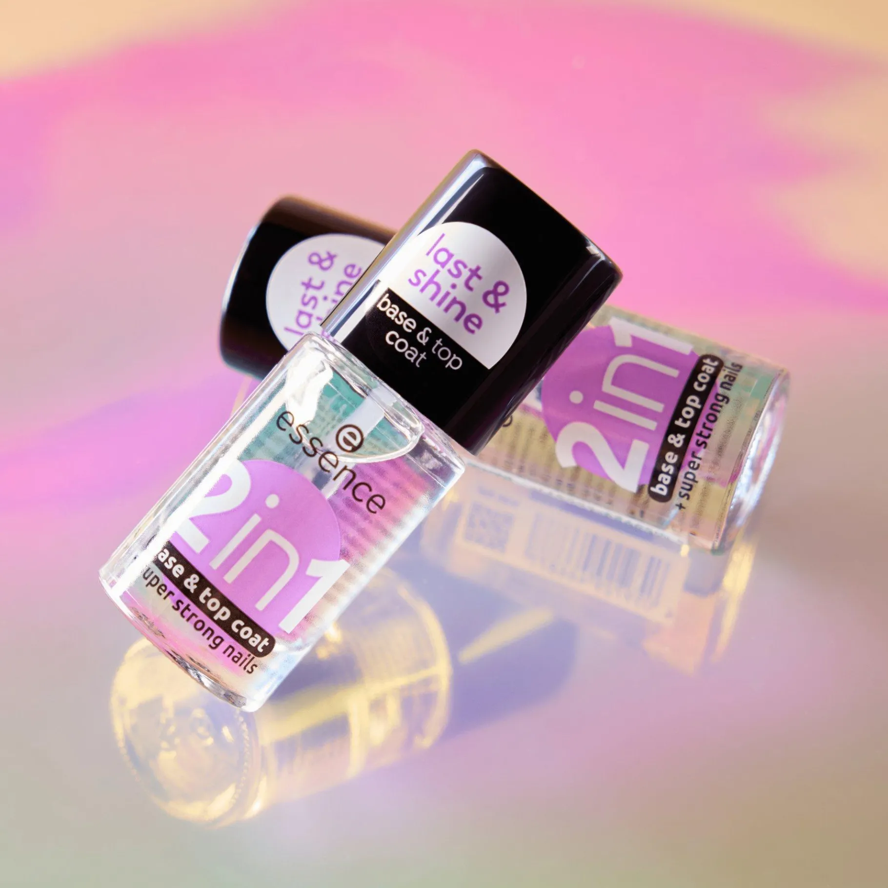 essence Base Y Top Coat>Base de uñas y top coat 2en1