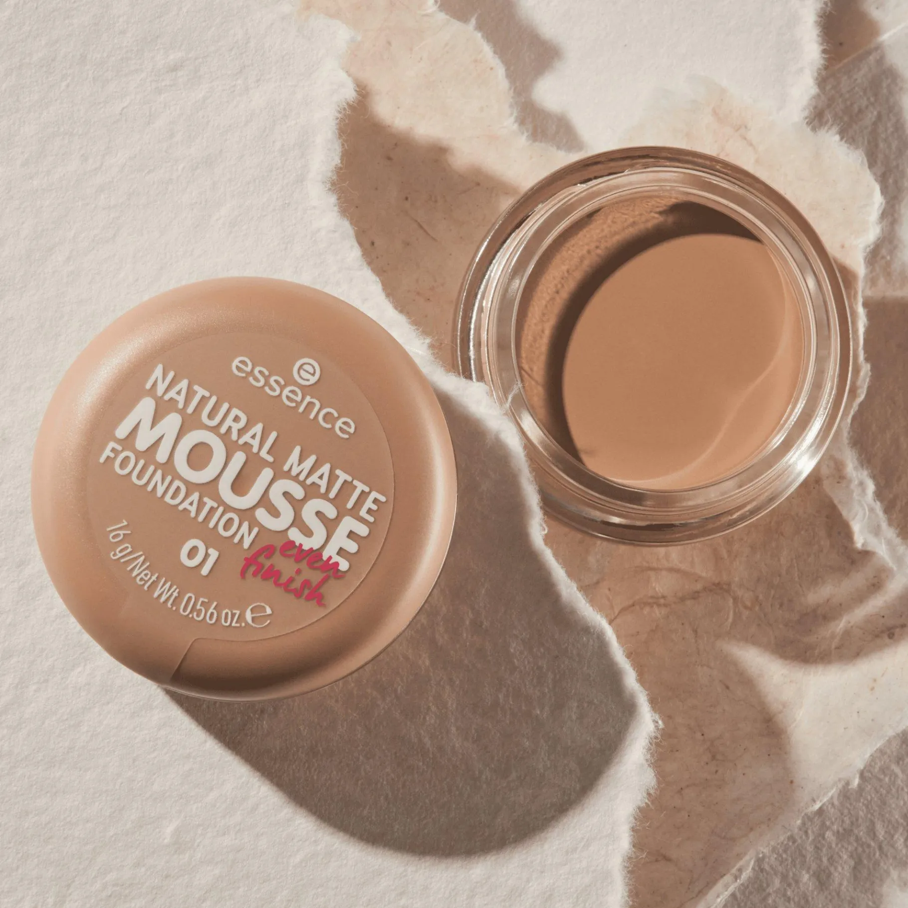 essence Base De Maquillaje>BASE NATURAL MATTE MOUSSE