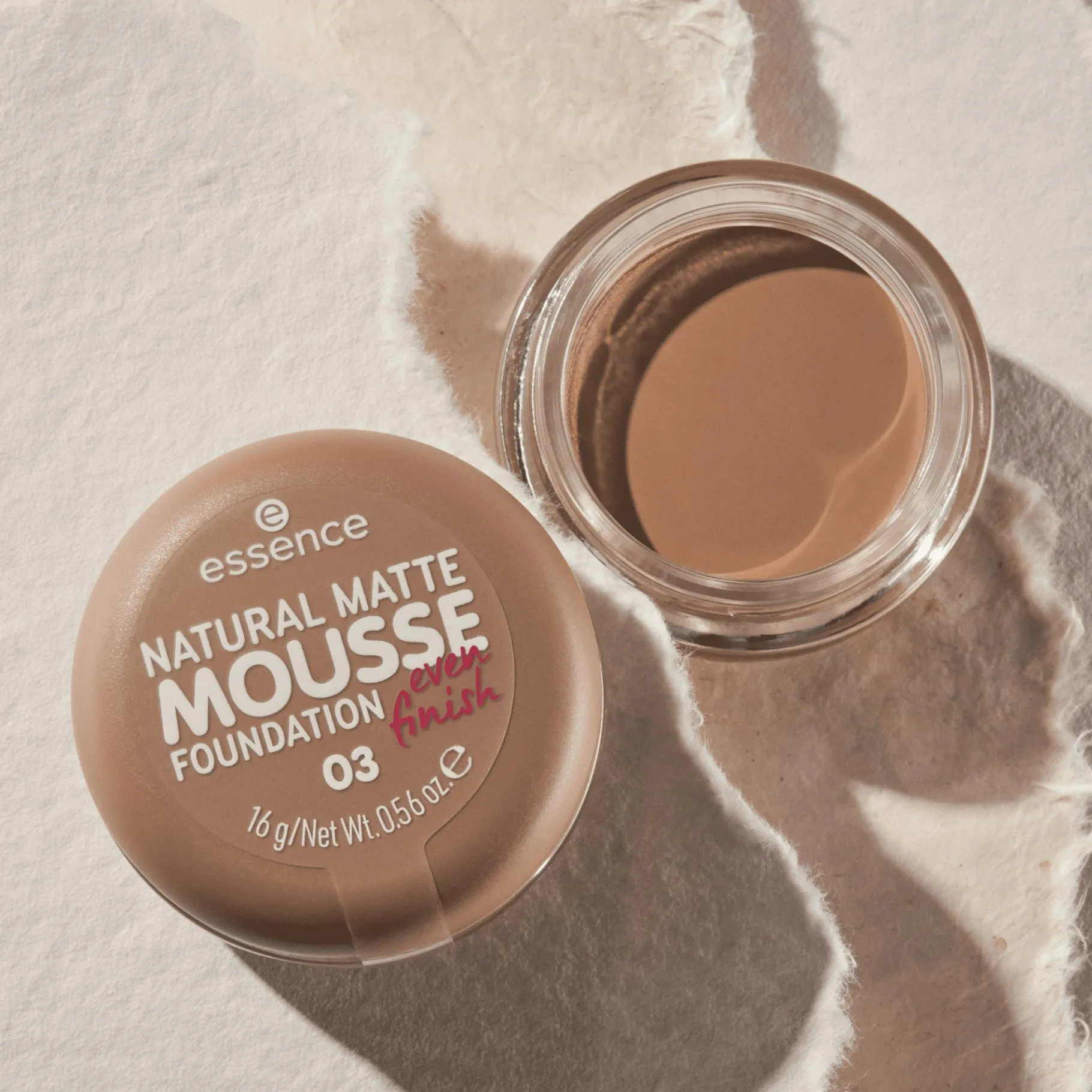 essence Base De Maquillaje>BASE NATURAL MATTE MOUSSE