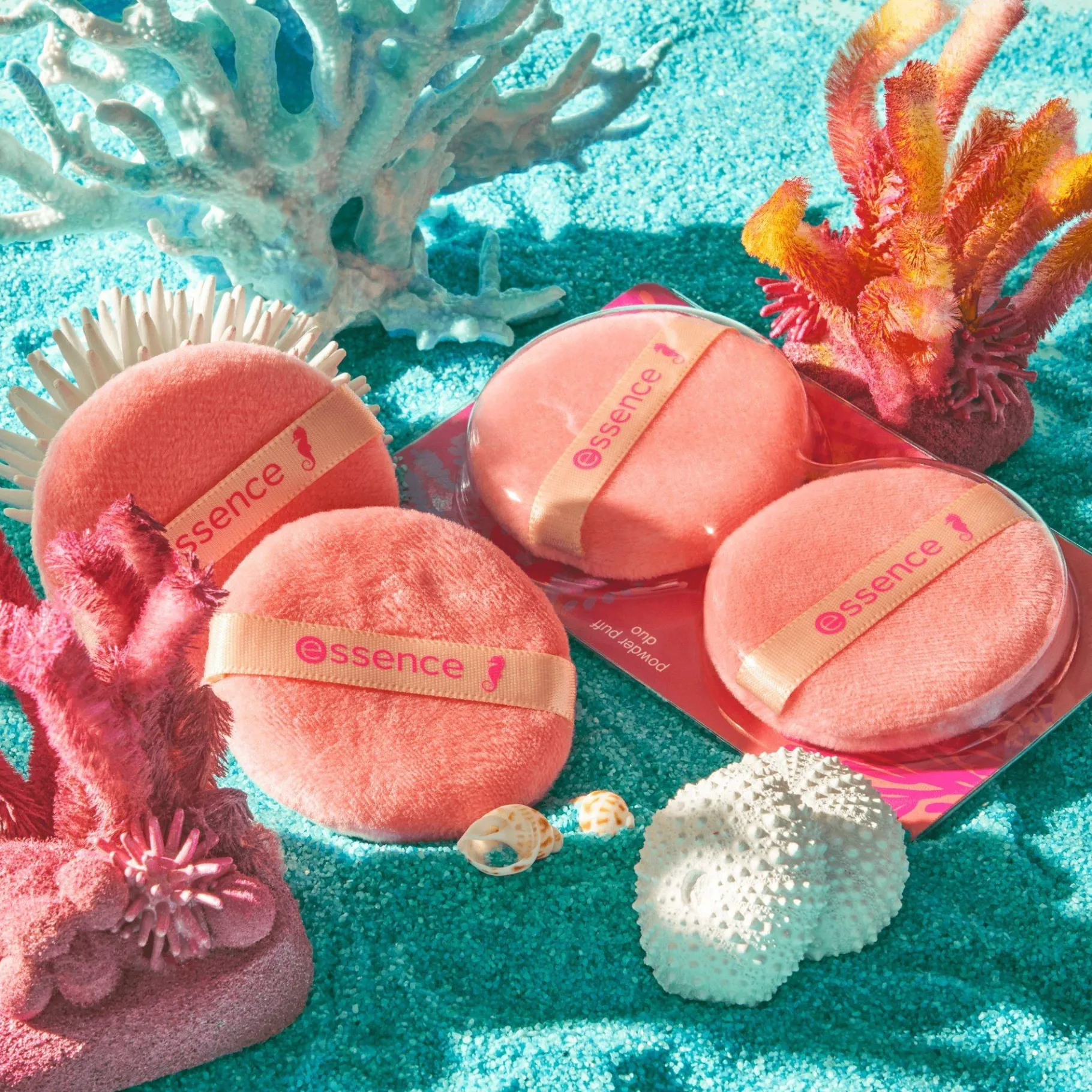 essence Pinceles Y Brochas>Borlas para polvos live LIFE in CORAL