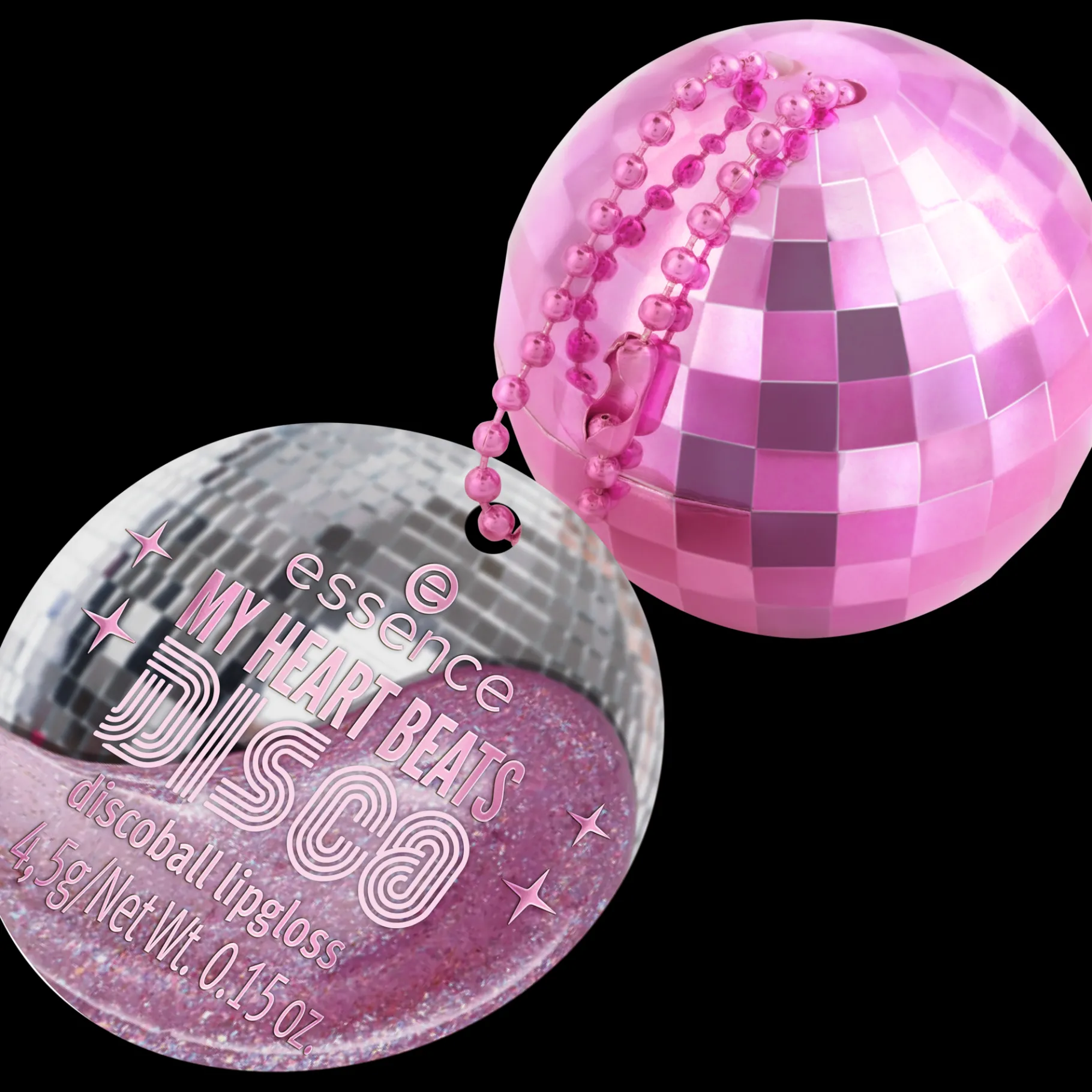 essence Brillo De Labios>Brillo de labios discoball MY HEART BEATS DISCO
