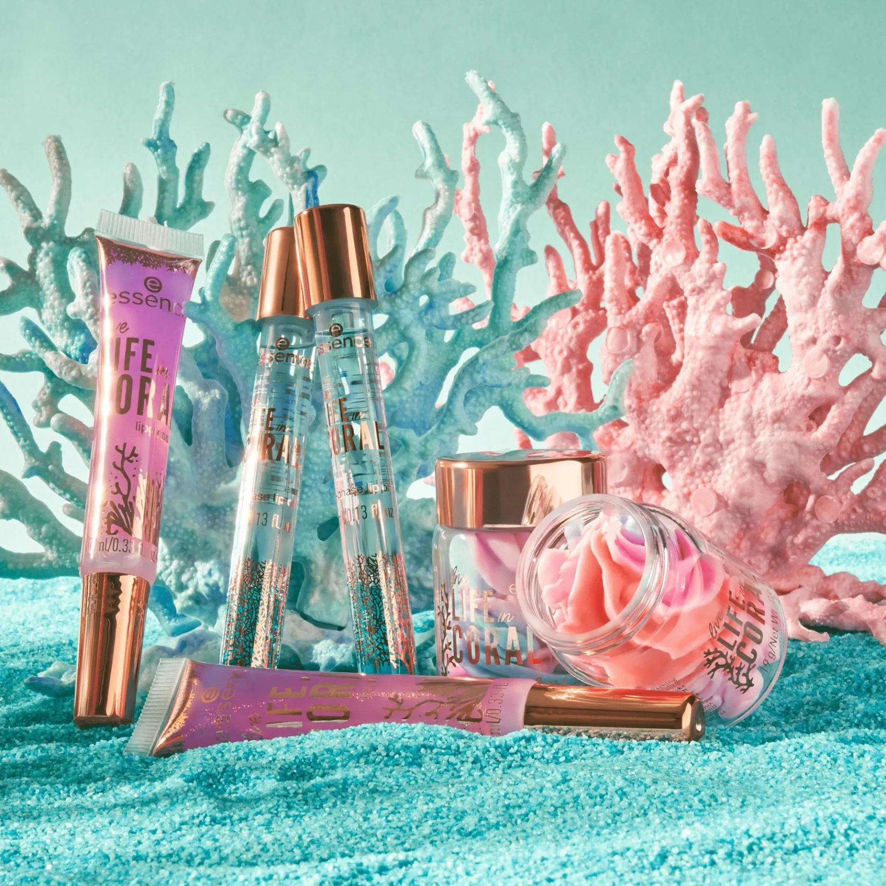 essence Brillo De Labios>Brillo de labios live LIFE in CORAL