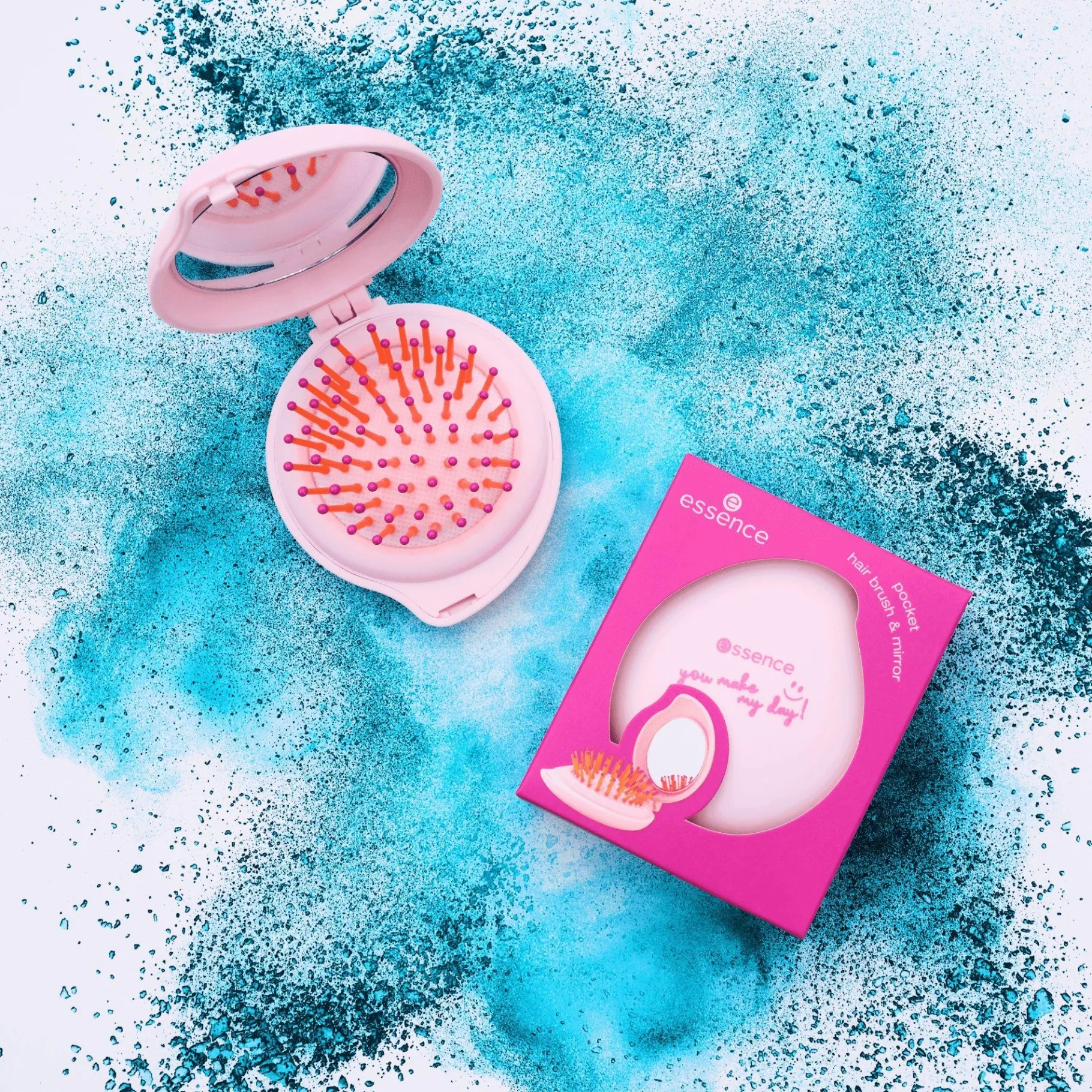 essence Accesorios>Cepillo y espejo de bolsillo you make my day!