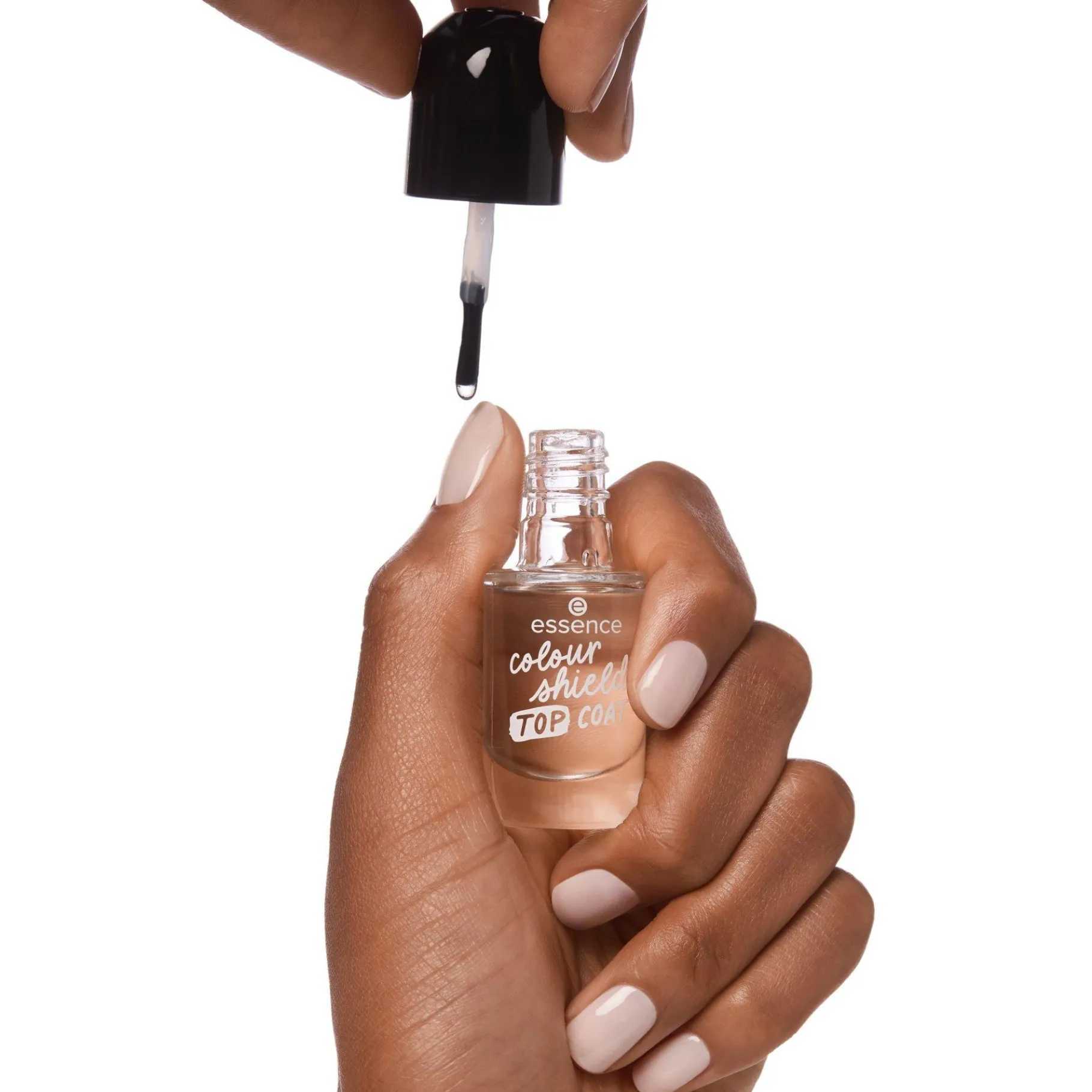 essence Base Y Top Coat>colour shield top coat protector del color