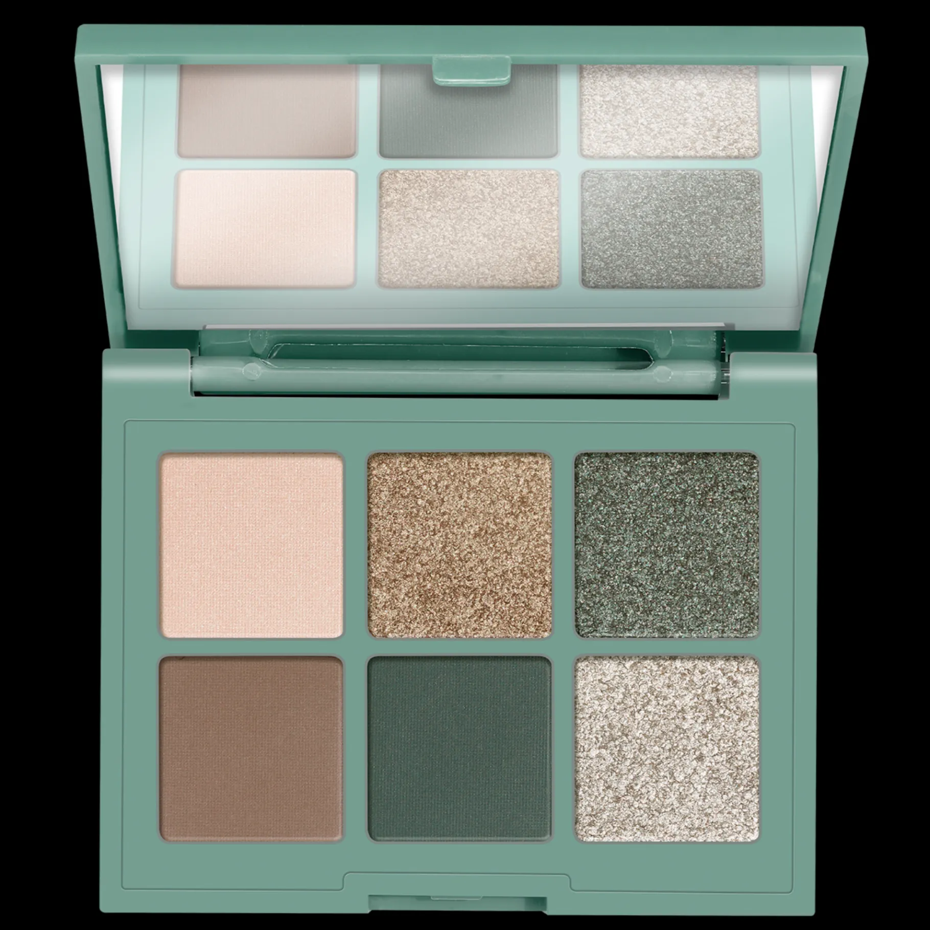 essence Sombra De Ojos>Dancing Green paleta de sombras de ojos