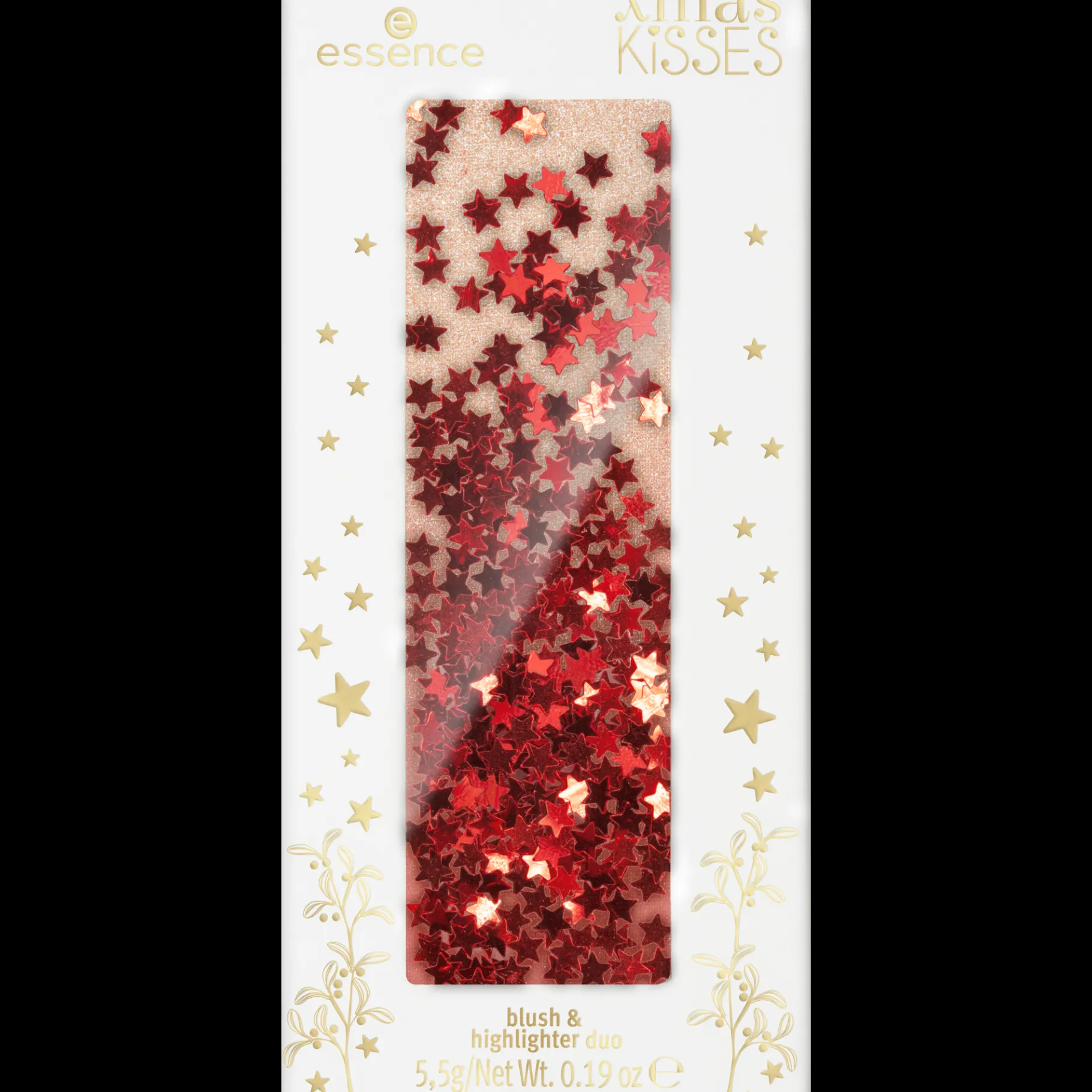 essence Colorete>dúo colorete e iluminador xmas KiSSES