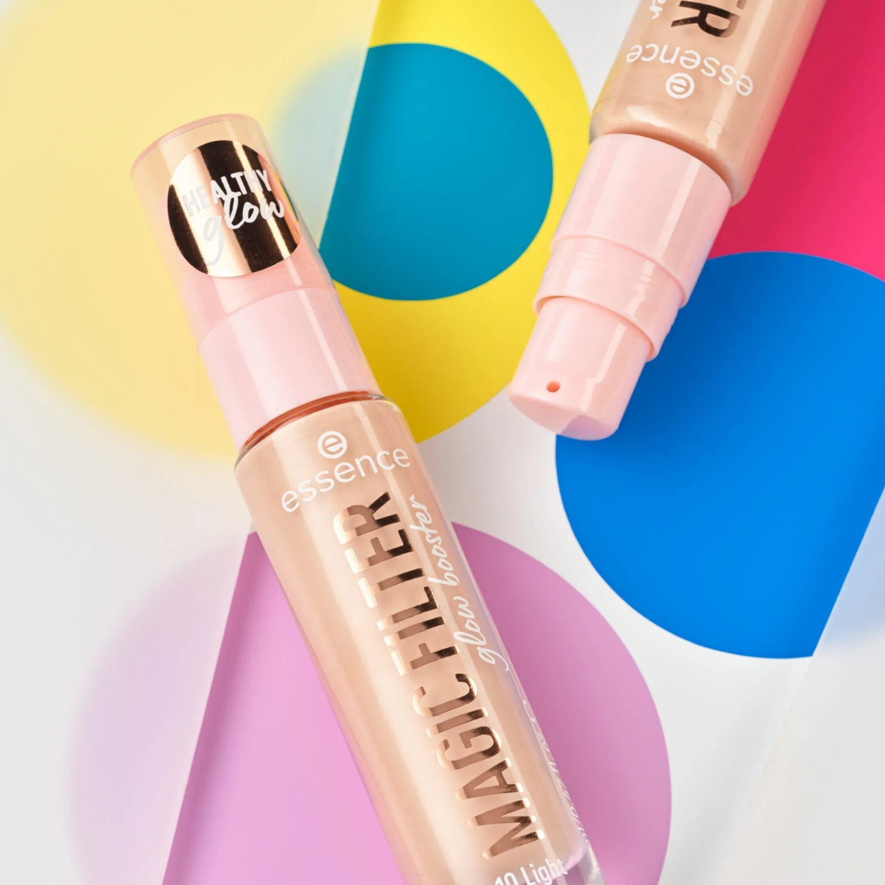 essence Prebase Y Spray Fijador>Glow booster MAGIC FILTER