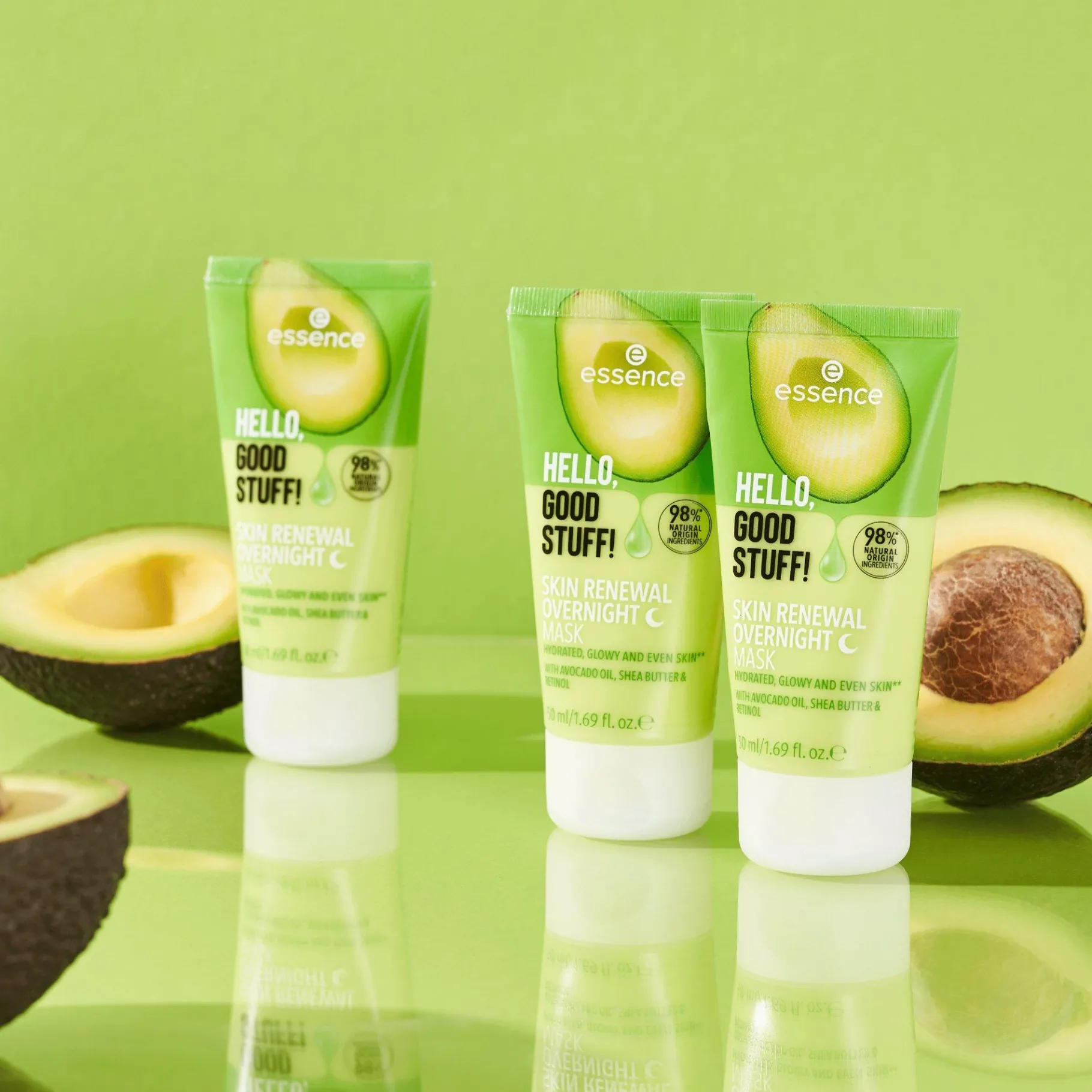 essence Cuidado Facial>HELLO, GOOD STUFF! MASCARILLA NOCTURNA SKIN RENEWAL