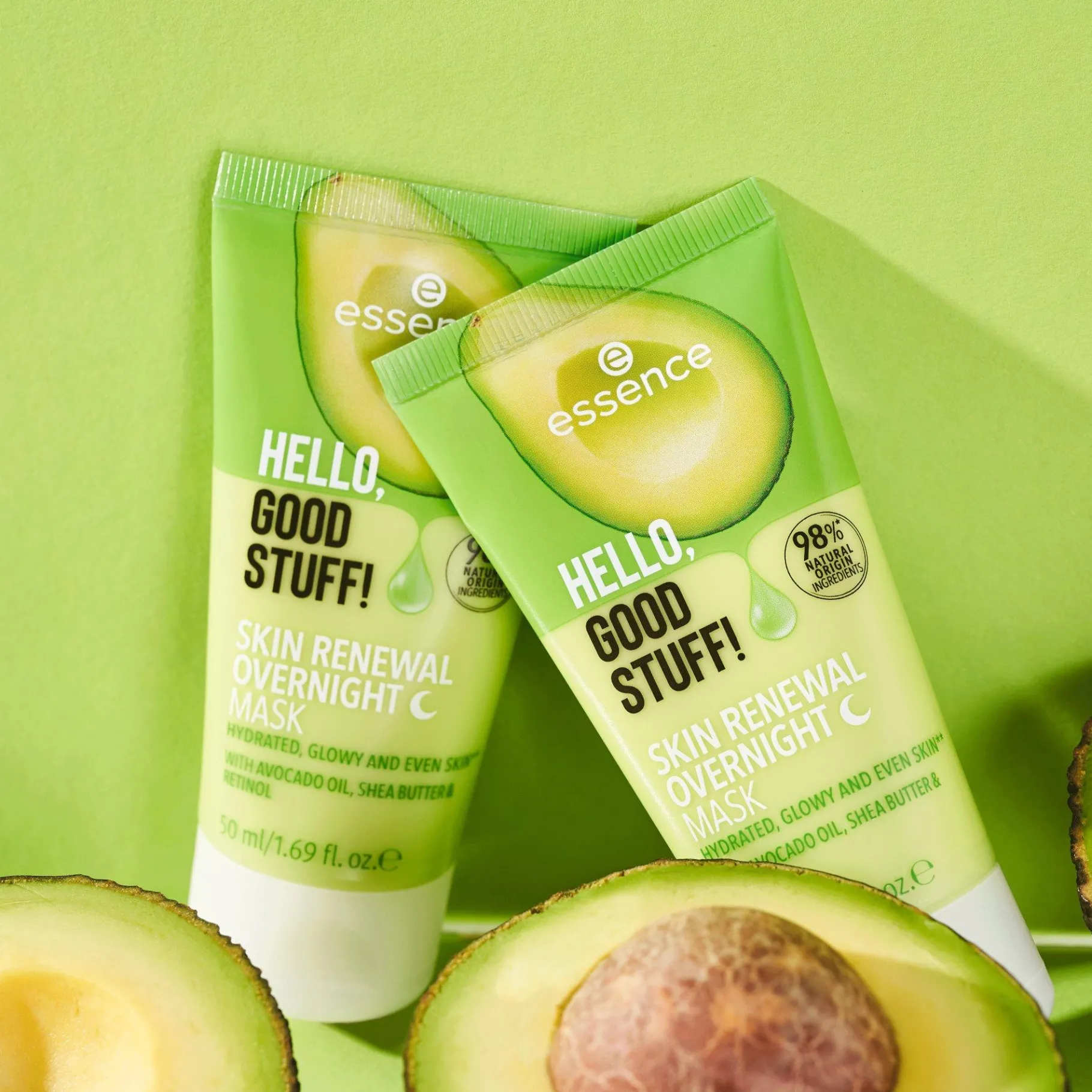 essence Cuidado Facial>HELLO, GOOD STUFF! MASCARILLA NOCTURNA SKIN RENEWAL