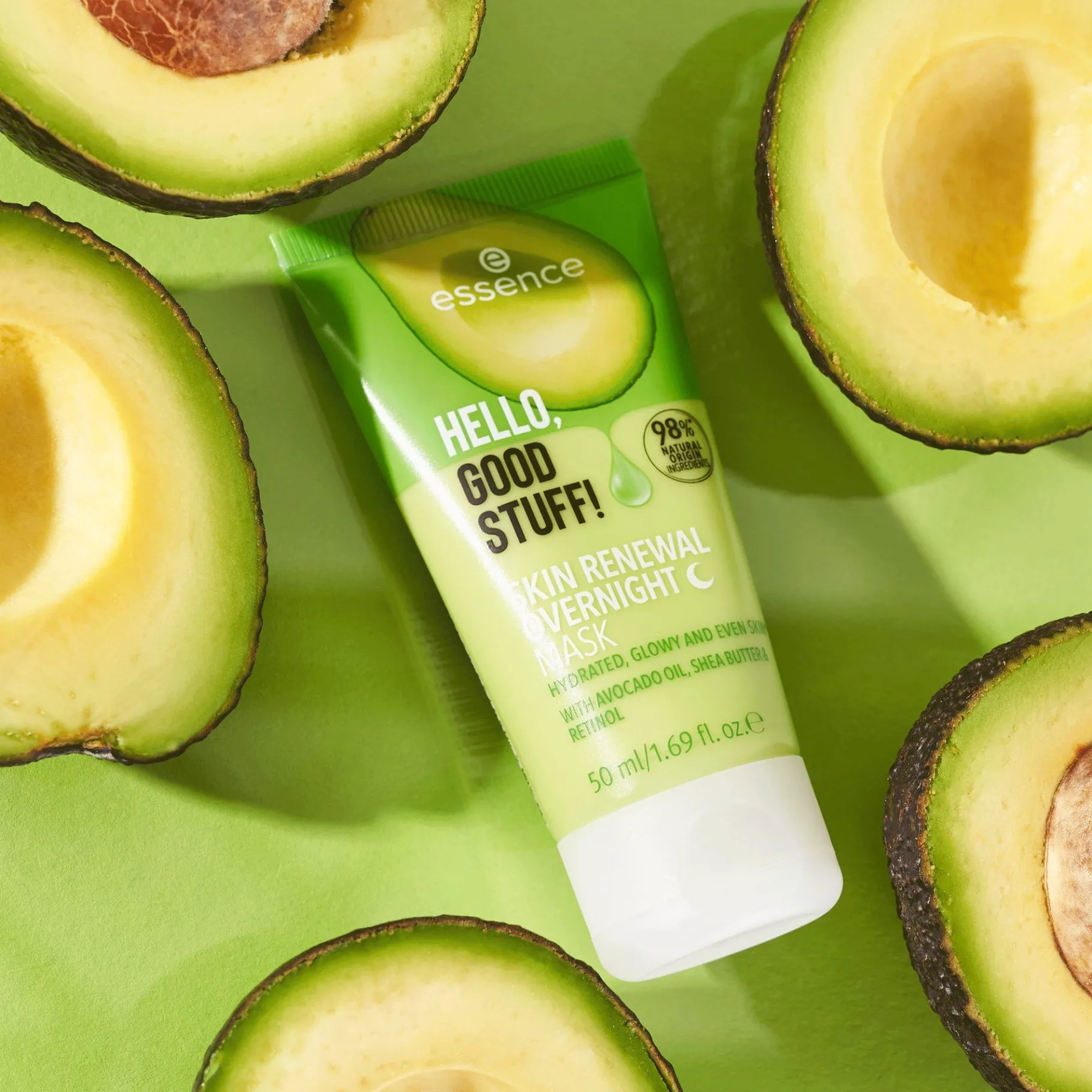 essence Cuidado Facial>HELLO, GOOD STUFF! MASCARILLA NOCTURNA SKIN RENEWAL