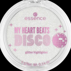 essence Iluminador>Iluminador con glitter MY HEART BEATS DISCO