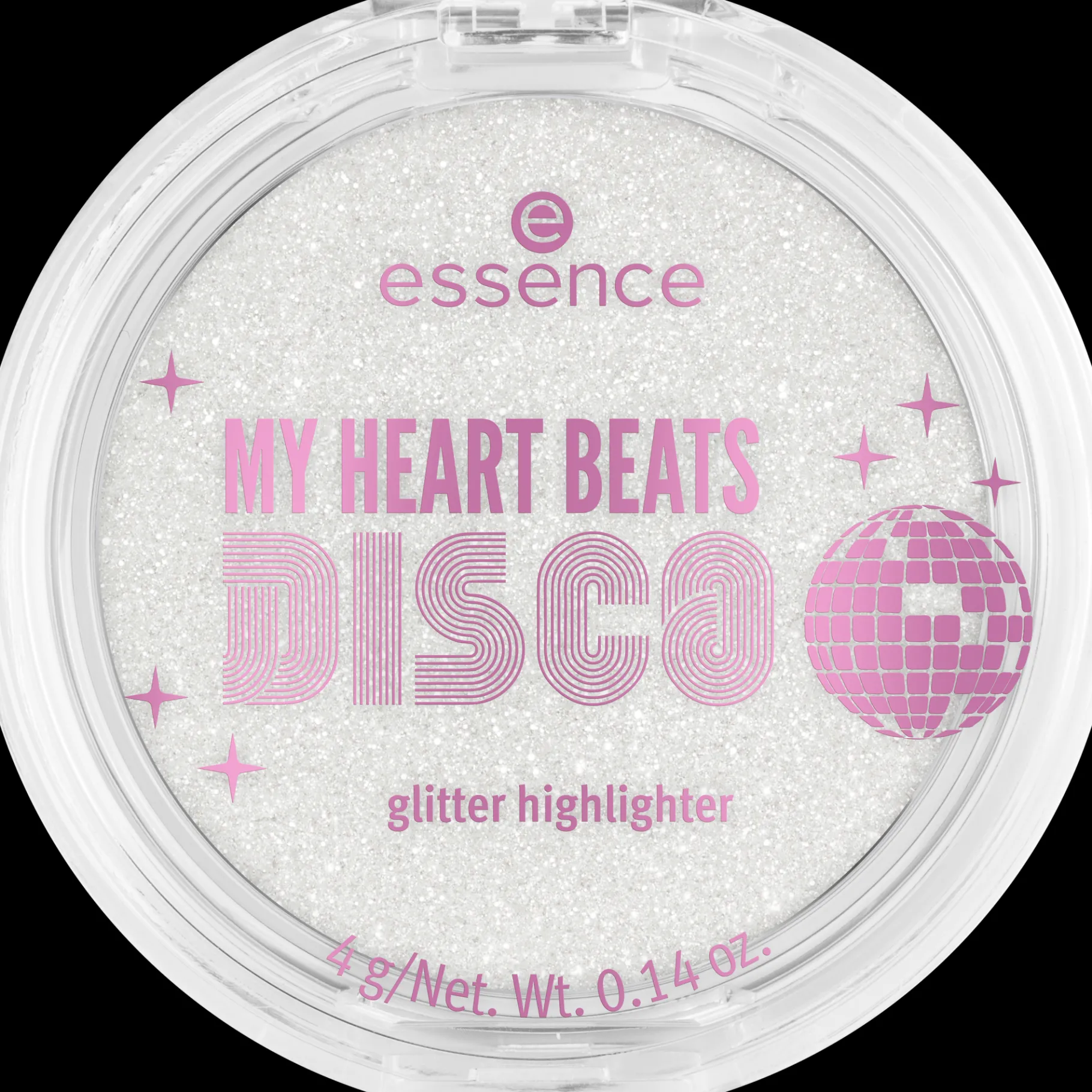 essence Iluminador>Iluminador con glitter MY HEART BEATS DISCO
