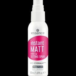 essence Prebase Y Spray Fijador>instant MATT spray fijador del maquillaje
