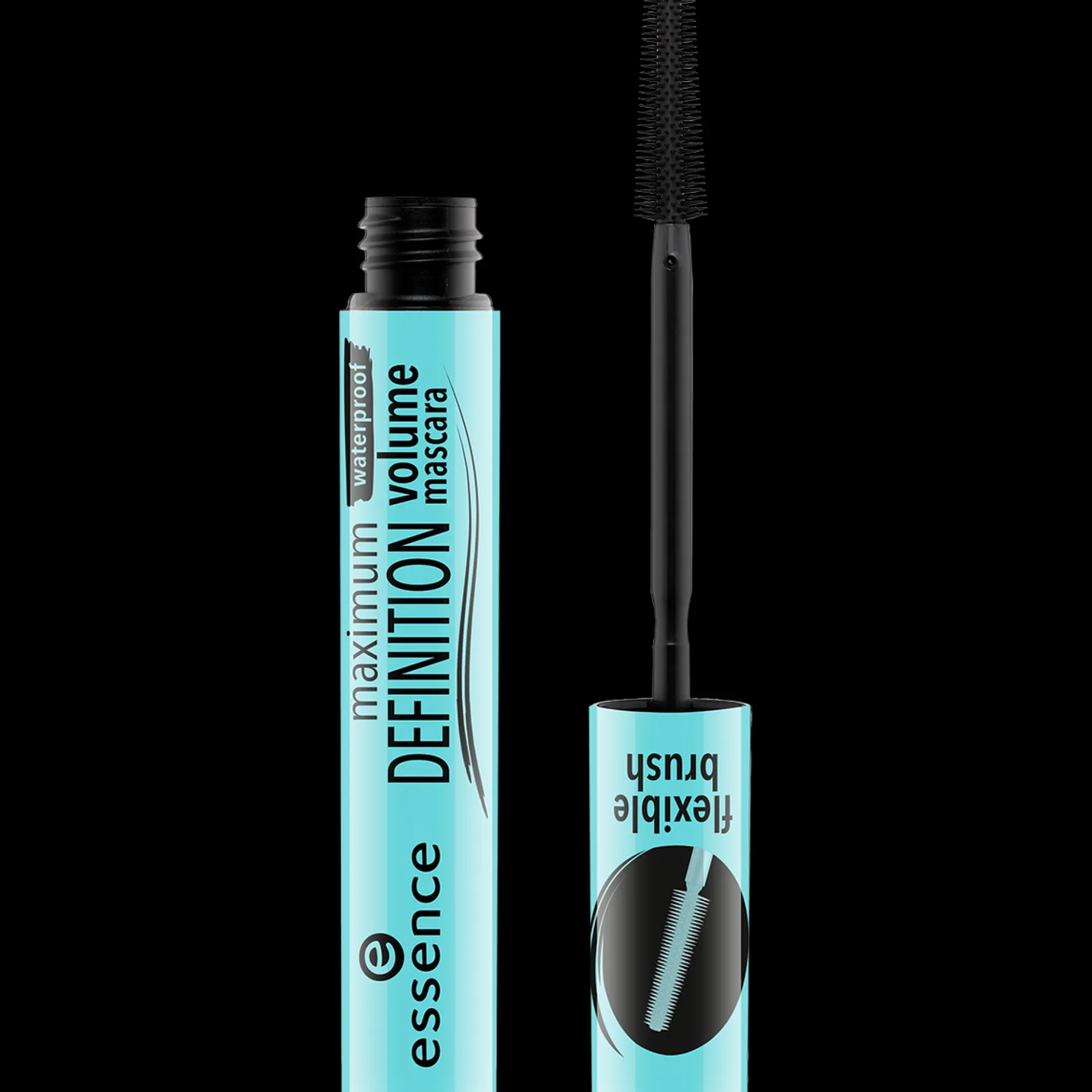 essence Máscara>maximum DEFINITION máscara de pestañas voluminizadora resistente al agua