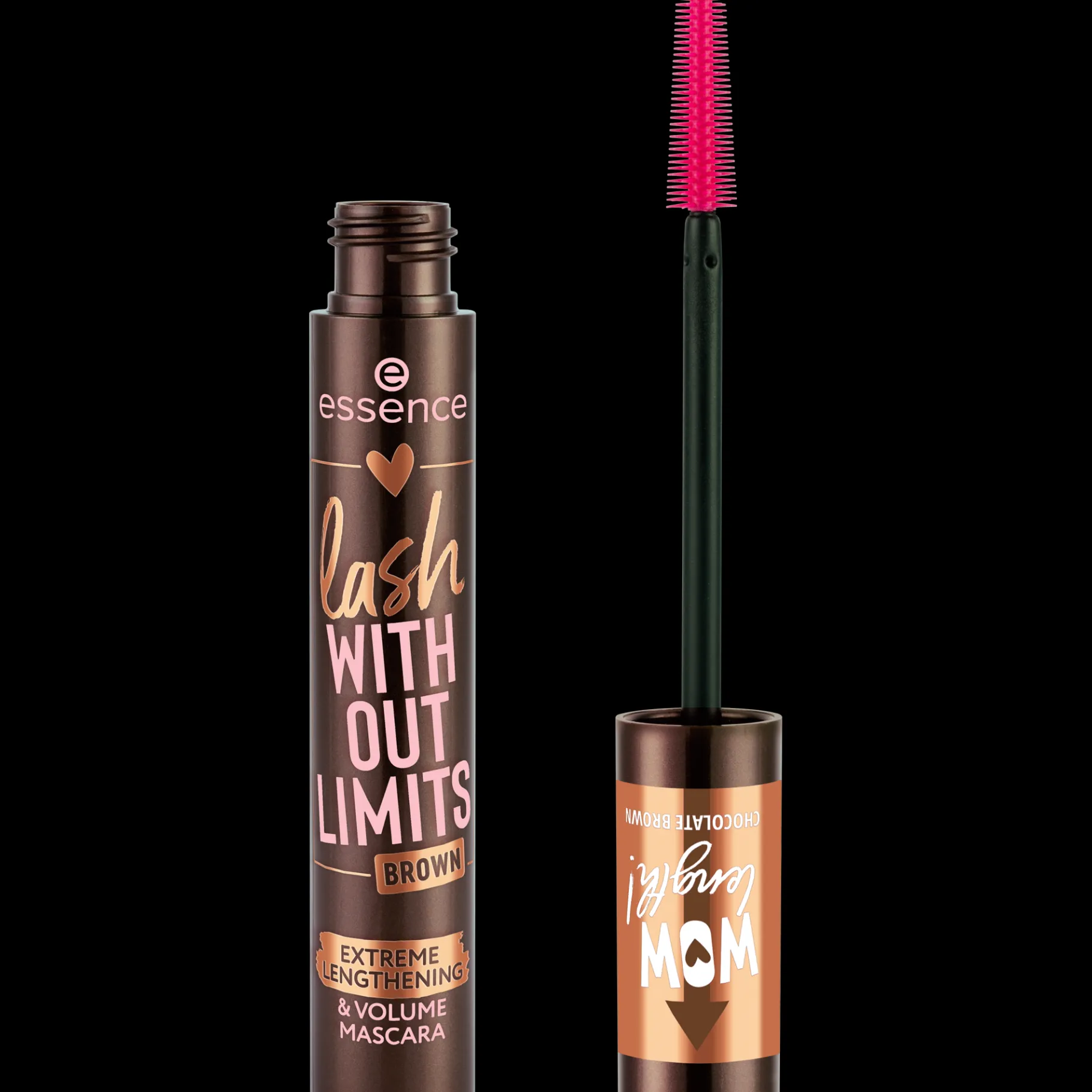 essence Máscara>MÁSCARA VOLUMEN Y LONGITUD EXTREMOS MARRÓN LOVE IT A CHOCO' LOT!