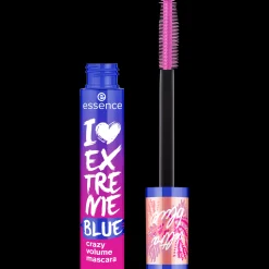 essence Máscara>Máscara voluminizadora I LOVE EXTREME BLUE crazy live LIFE in CORAL