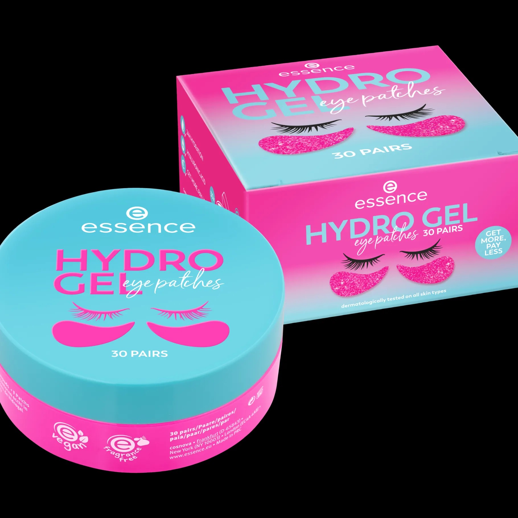 essence Cuidado Facial>Parches para ojos de HYDRO GEL 30 pares