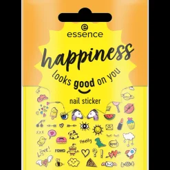essence Decoración De Uñas>pegatinas para uñas happiness looks good on you