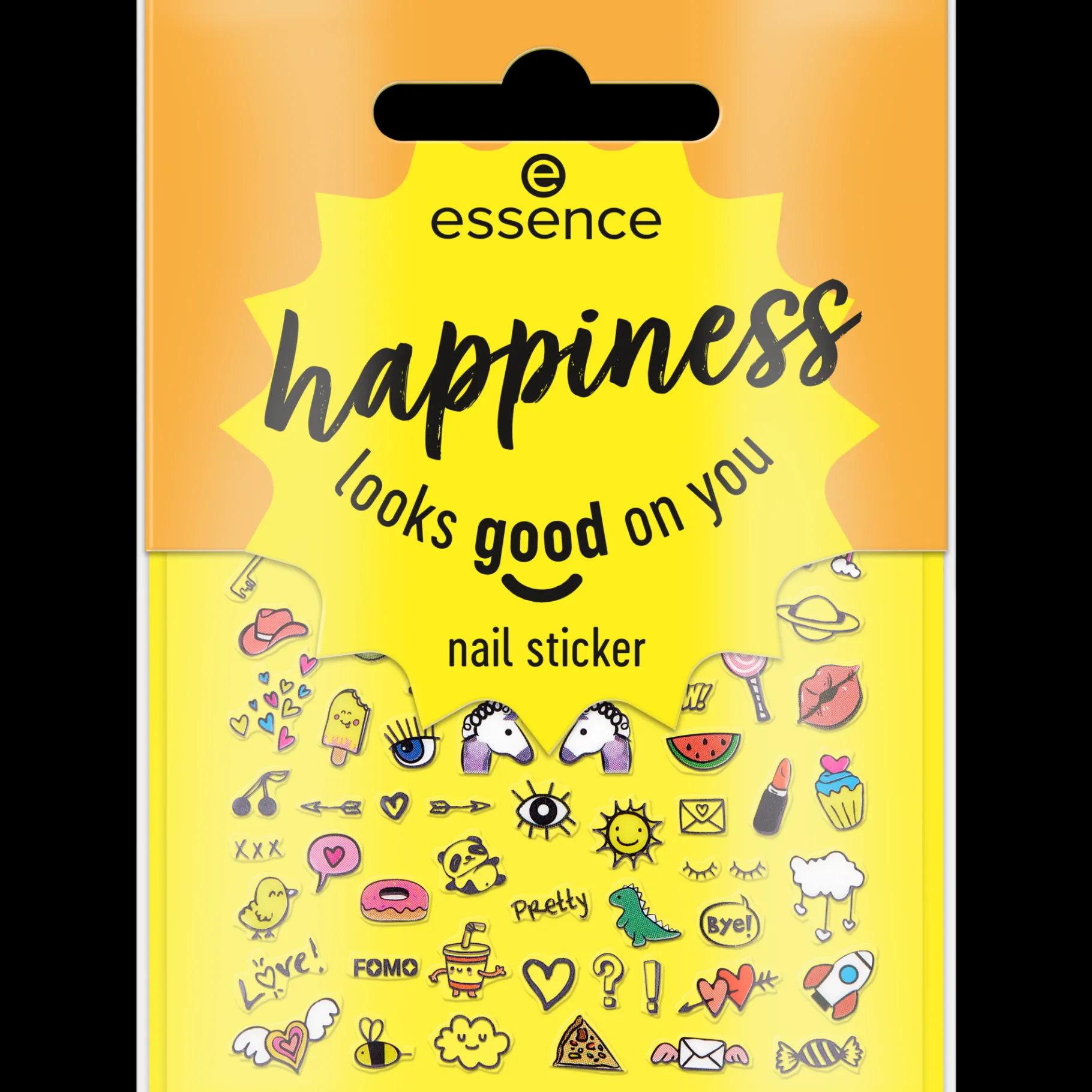 essence Decoración De Uñas>pegatinas para uñas happiness looks good on you