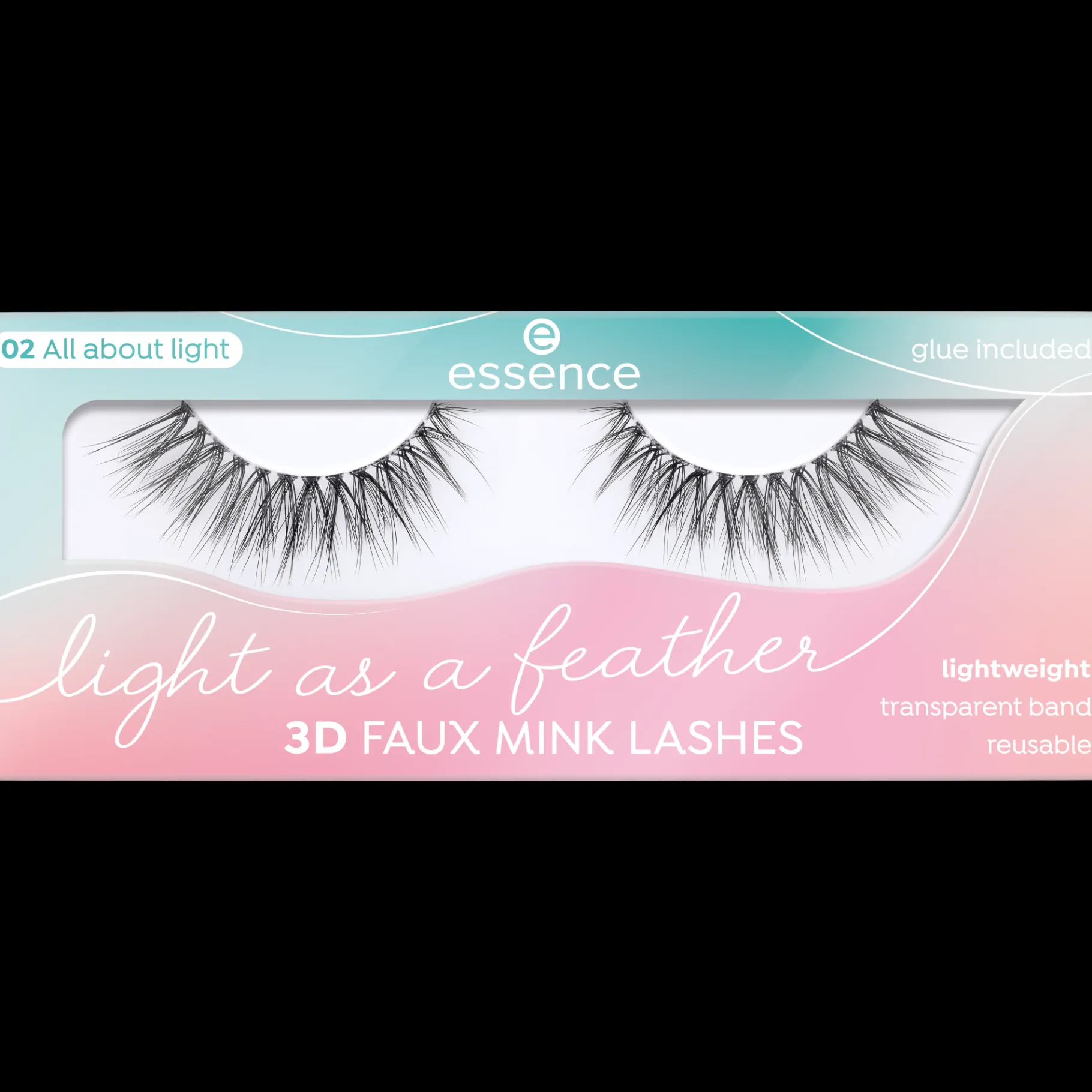 essence Pestañas Artificiales>Pestañas de visón sintéticas Light as a feather 3D