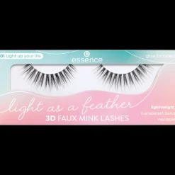essence Pestañas Artificiales>Pestañas de visón sintéticas Light as a feather 3D