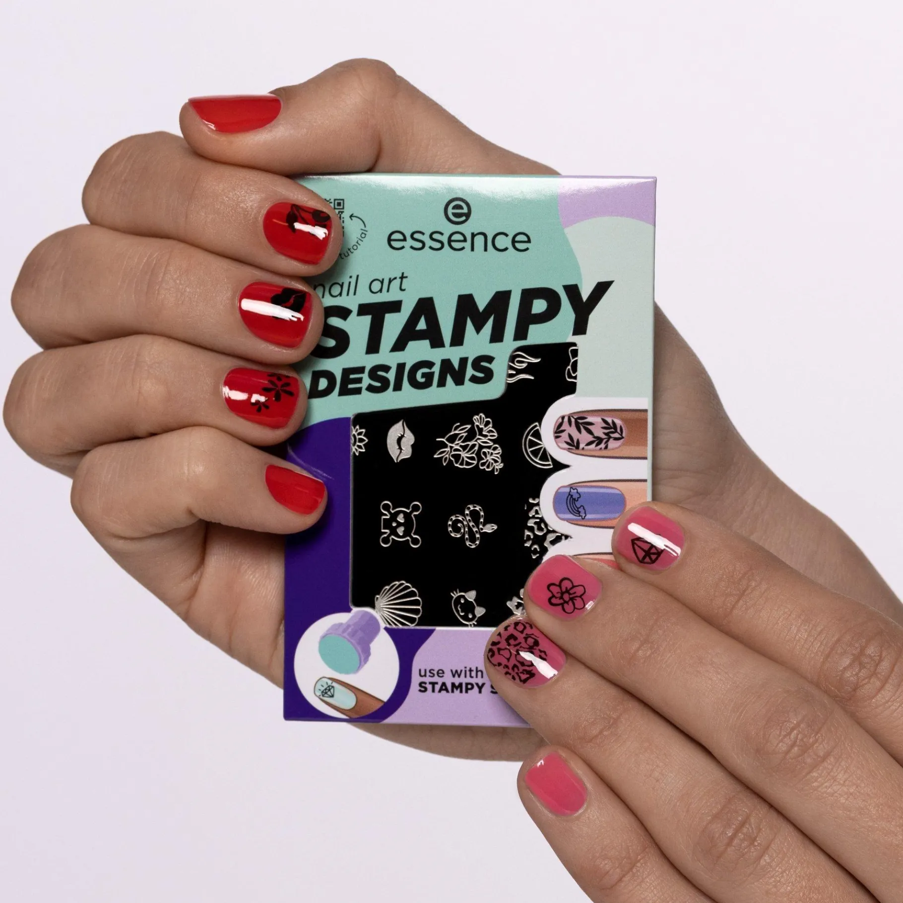 essence Decoración De Uñas>Placas de estampación nail art STAMPY DESIGNS.