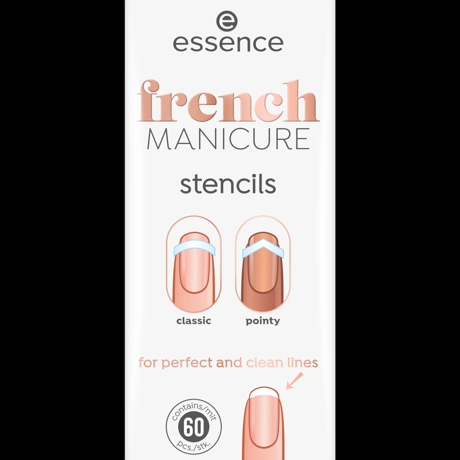essence Decoración De Uñas>Plantillas french MANICURE