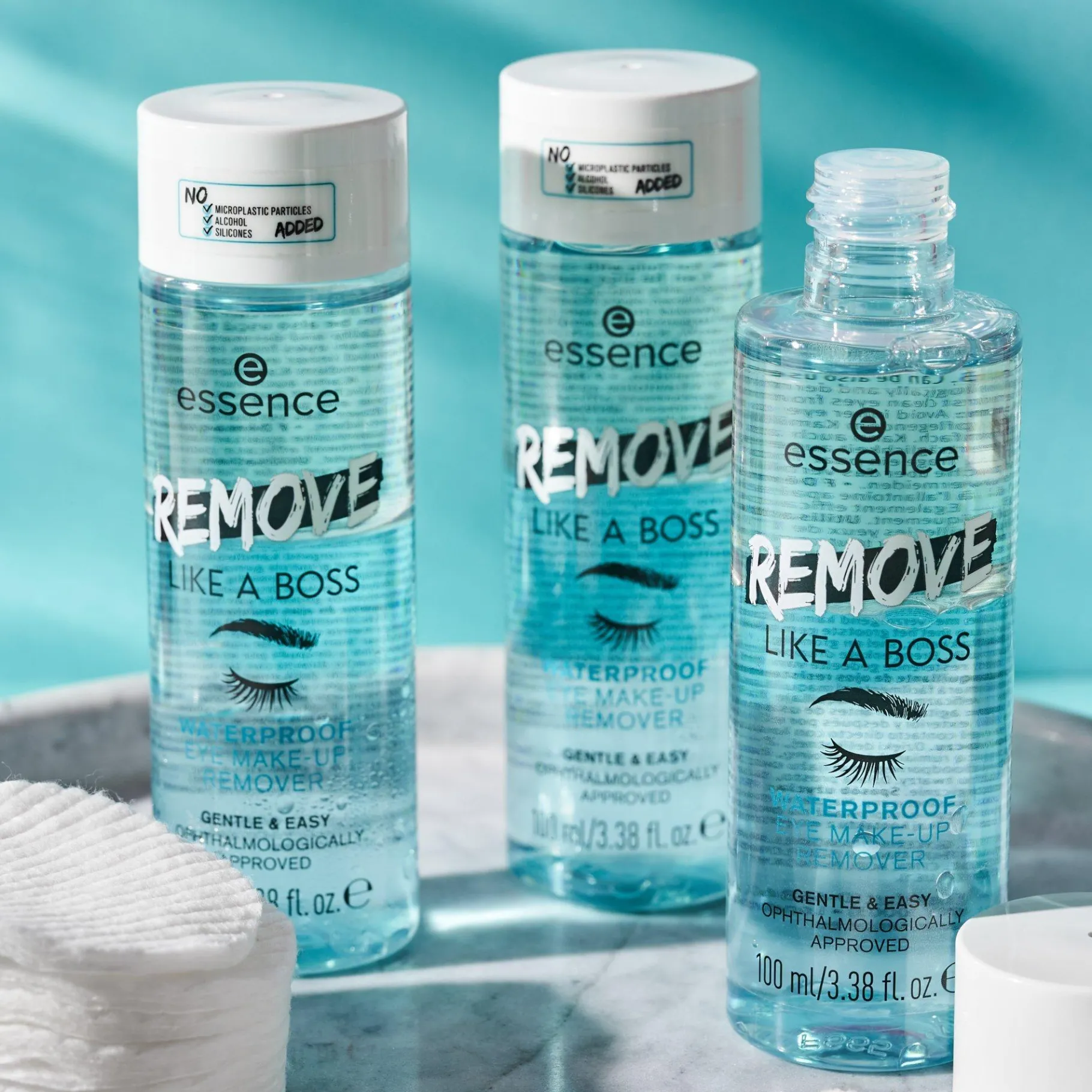 essence Accesorios>REMOVE LIKE A BOSS desmaquillante para maquillaje de ojos resistente al agua
