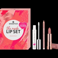essence Barra De Labios>Set de labios nude heavenly