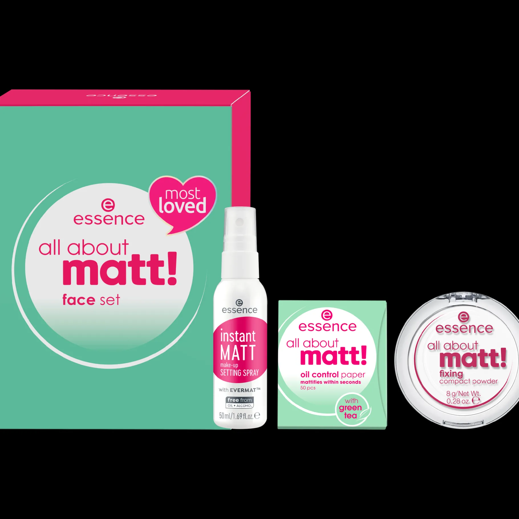 essence Base De Maquillaje>Set de rostro all about matt!
