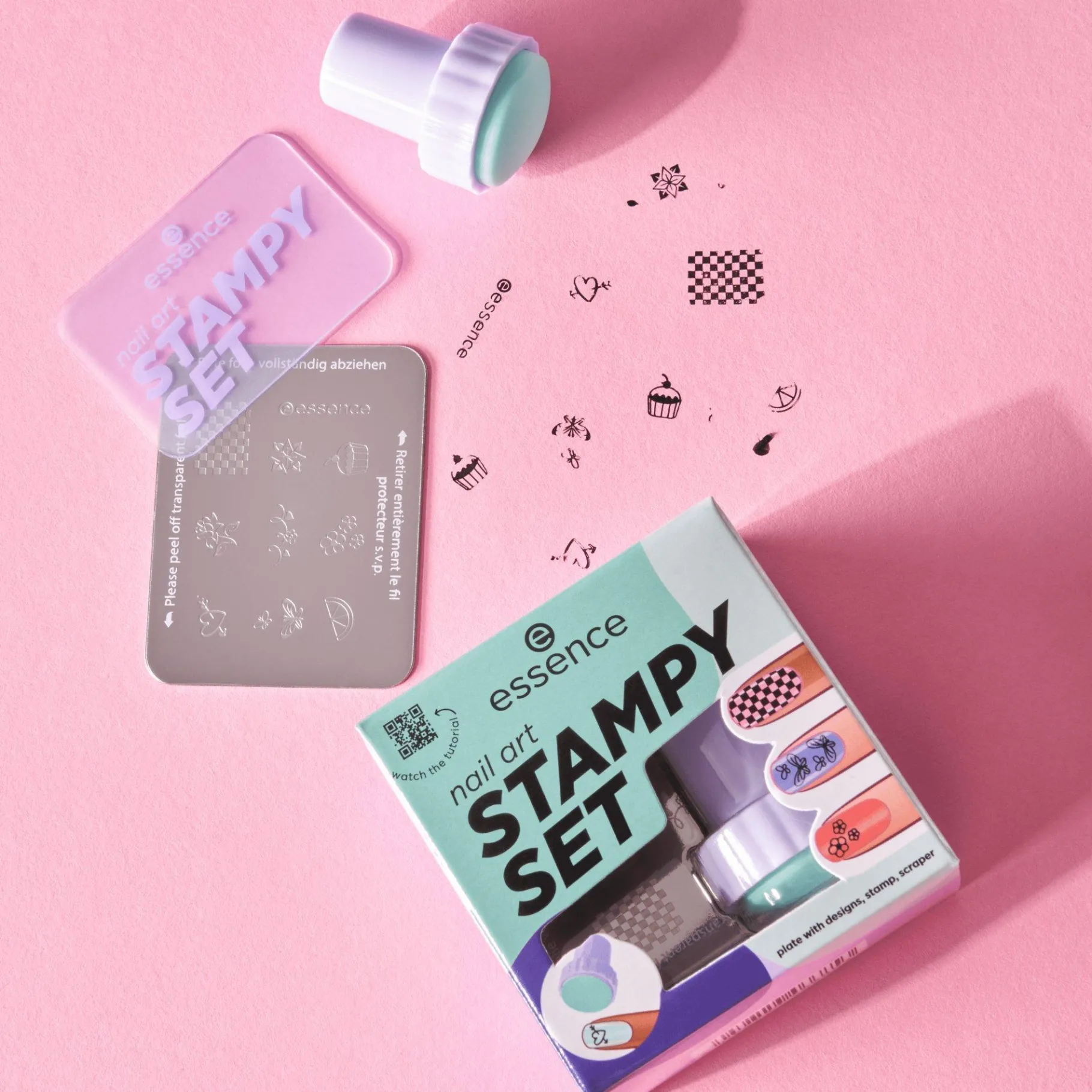 essence Decoración De Uñas>SET DE STAMPY nail art.
