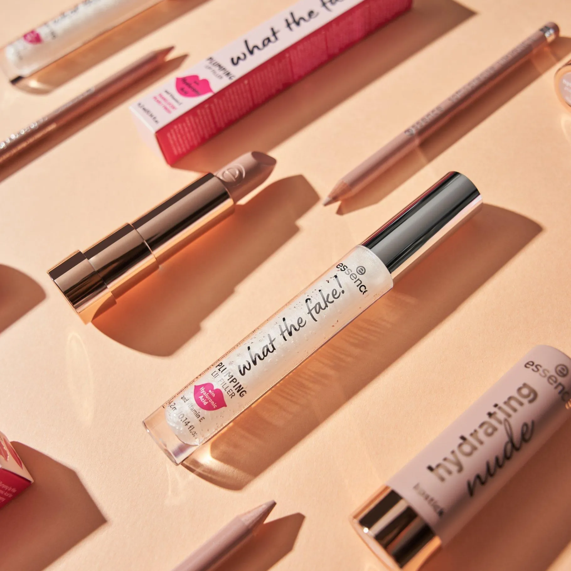 essence Barra De Labios>Set the nude lip romantic