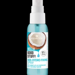essence Prebase Y Spray Fijador>SPRAY FIJADOR HIDRATANTE 48h HELLO, GOOD STUFF!