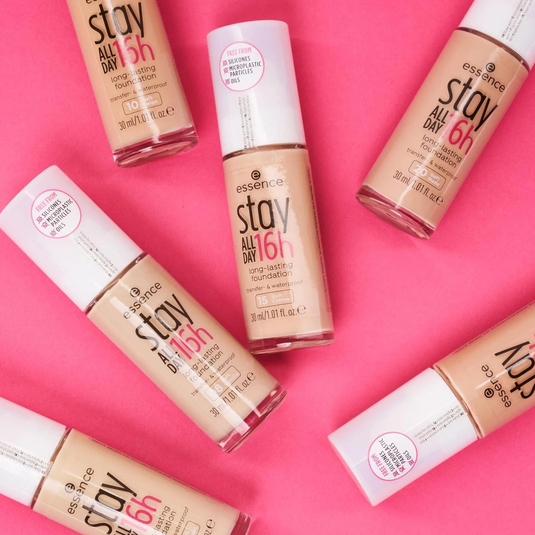 essence Base De Maquillaje>stay ALL DAY 16h base de maquillaje de larga duración