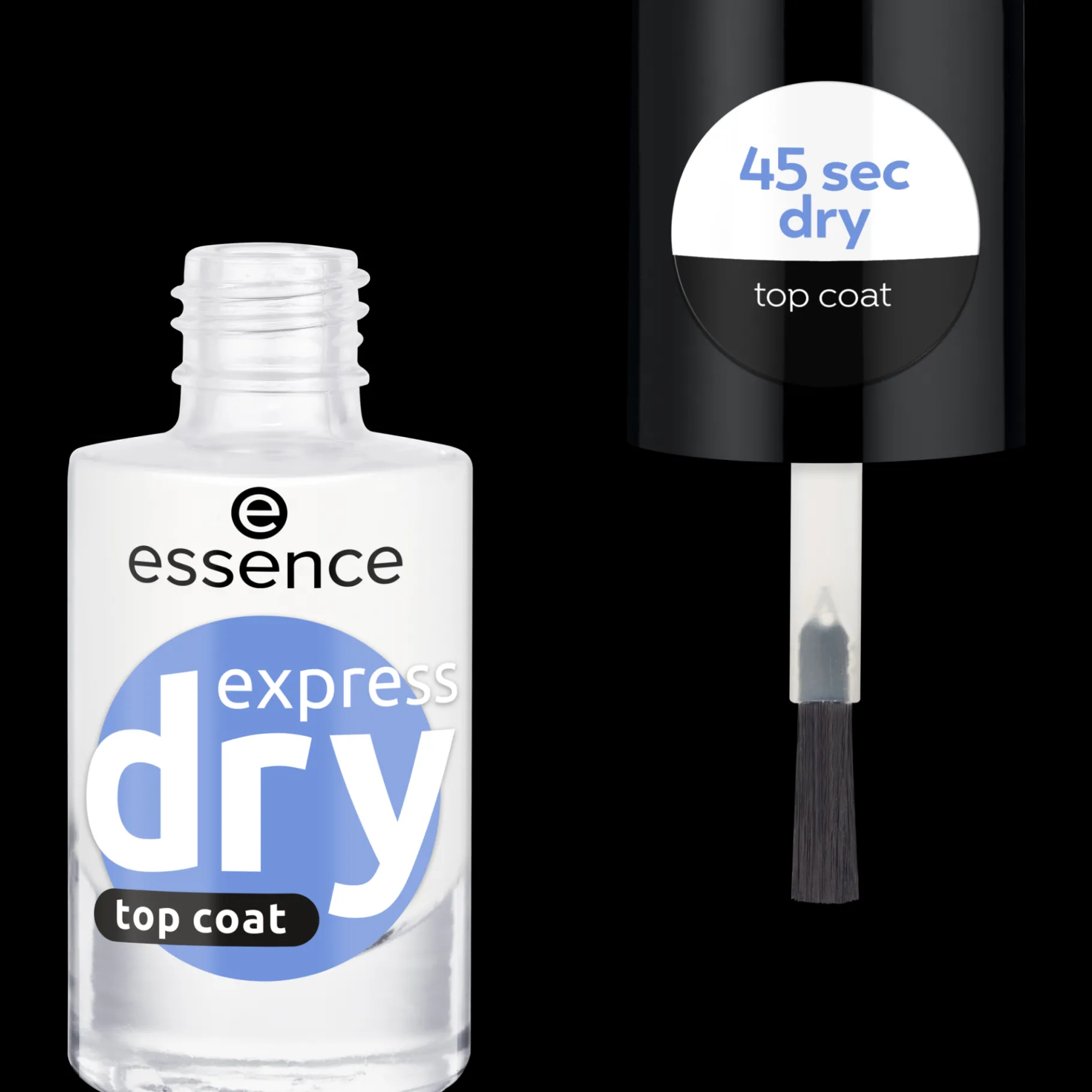essence Base Y Top Coat>Top coat de secado rápido