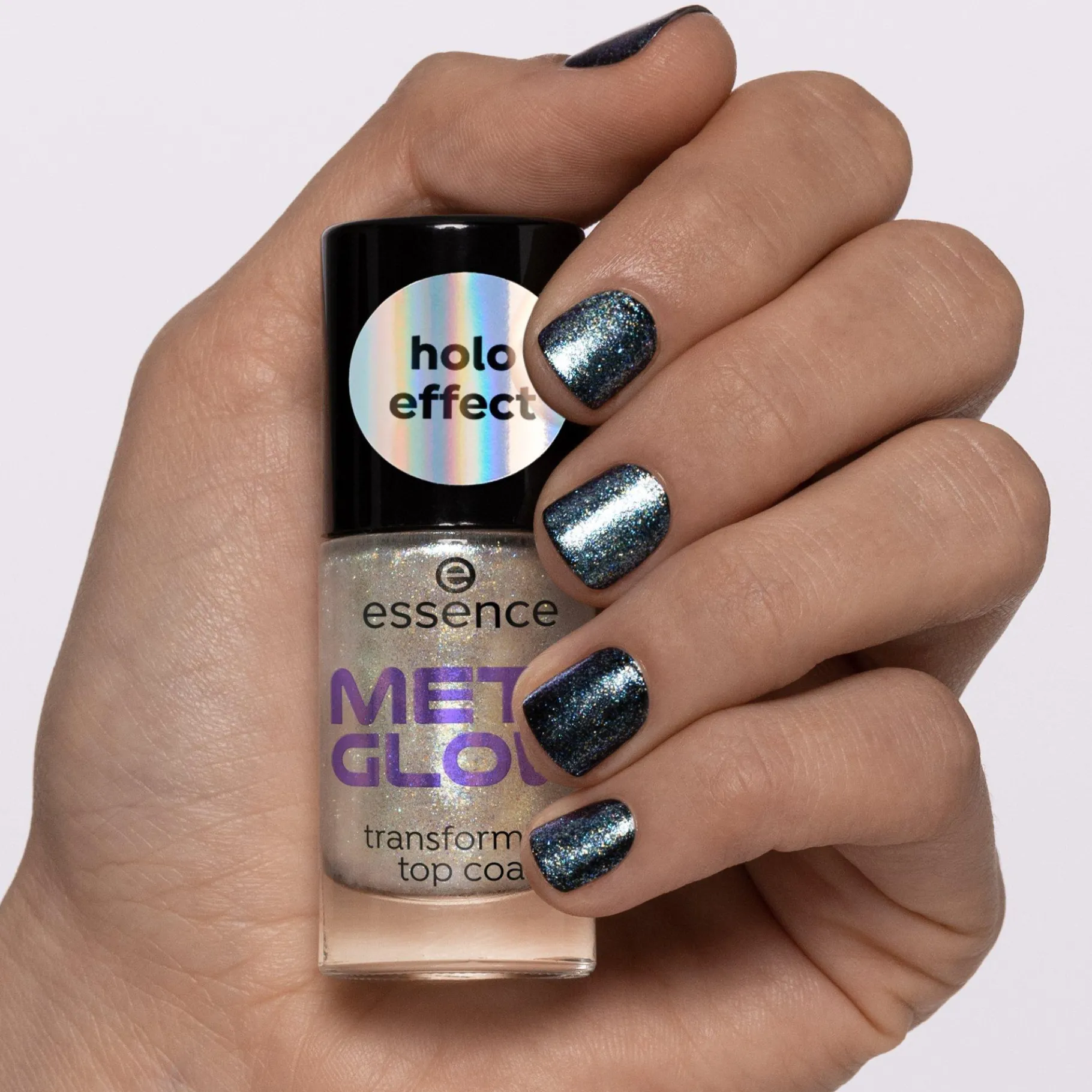 essence Base Y Top Coat>Top coat transformador META GLOW