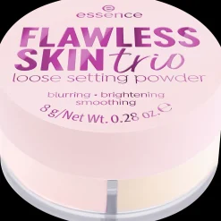 essence Polvos>Trío polvos sueltos para sellar FLAWLESS SKIN