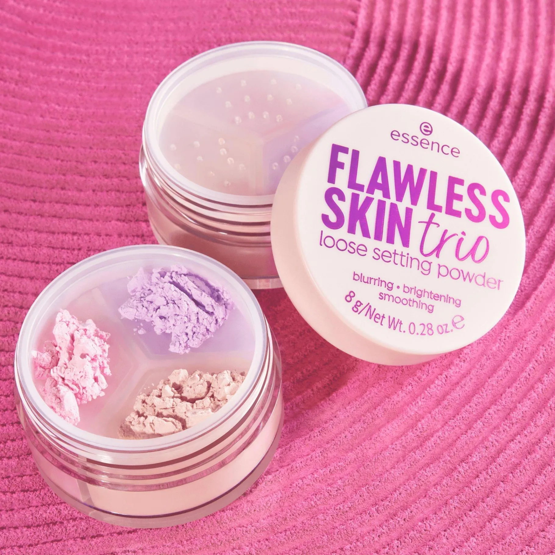 essence Polvos>Trío polvos sueltos para sellar FLAWLESS SKIN