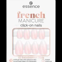 essence Decoración De Uñas>Uñas artificiales click-on french MANICURE